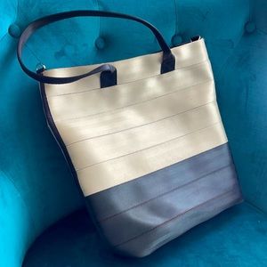 Harveys Tote - Cream & Black